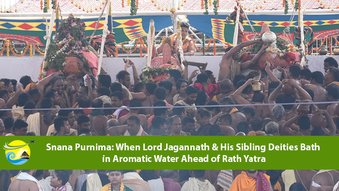 Snana-Purnima-When-Lord-Jagannath-and-His-Sibling-Deities-Bath-in-Aromatic-Water-Ahead-of-Rath-Yatra